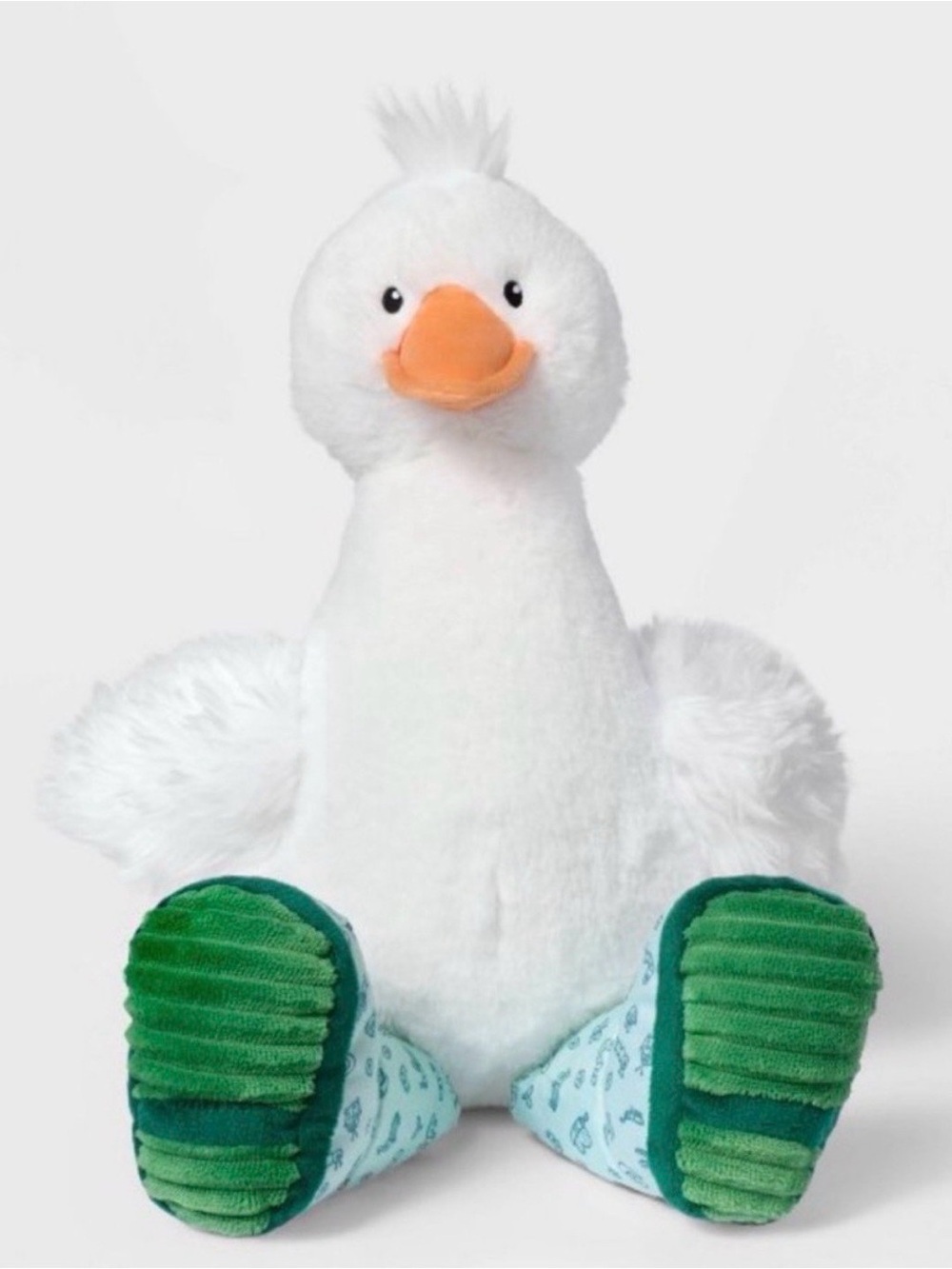 13” Gigglescape White Duck In Rain Boots plush Giggle Scape NWT
